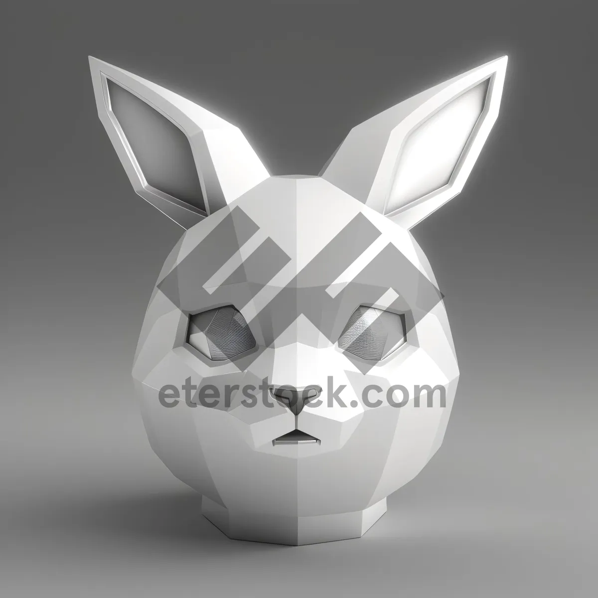 Picture of Cartoon Soccer Ball Icon with 3D Facial Expression