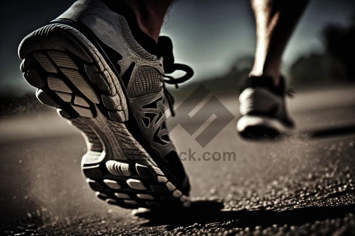 Picture of Silhouette of black athlete running with basketball.