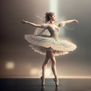 Elegant ballet performer showcasing captivating dance moves