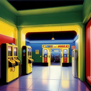 TrainStation3D: Cash Machine at Subway