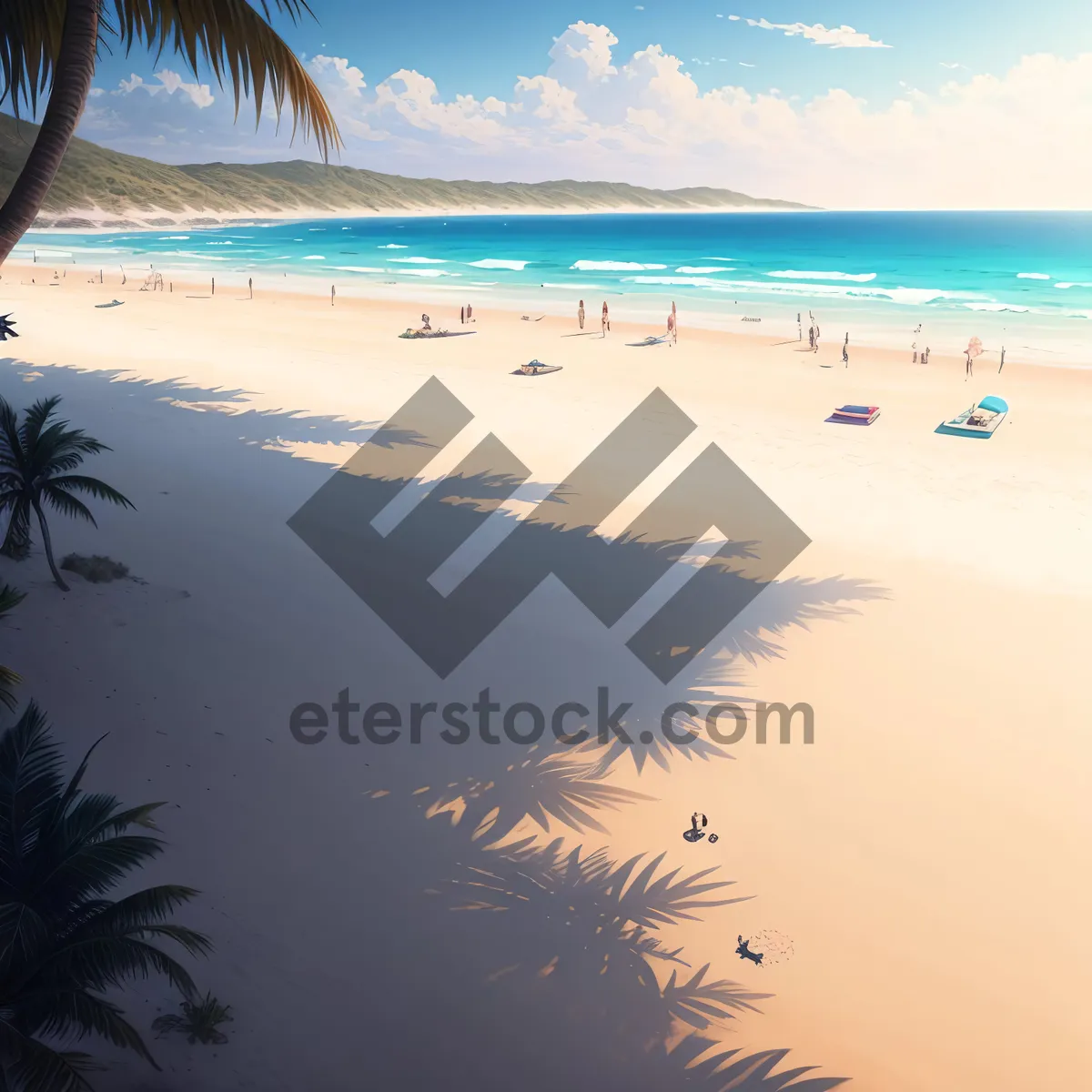 Picture of Turquoise Paradise: Idyllic Beach Resort
