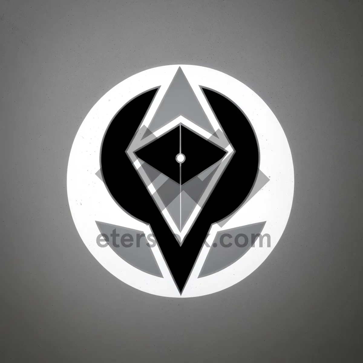 Picture of Shiny black star symbol graphic design