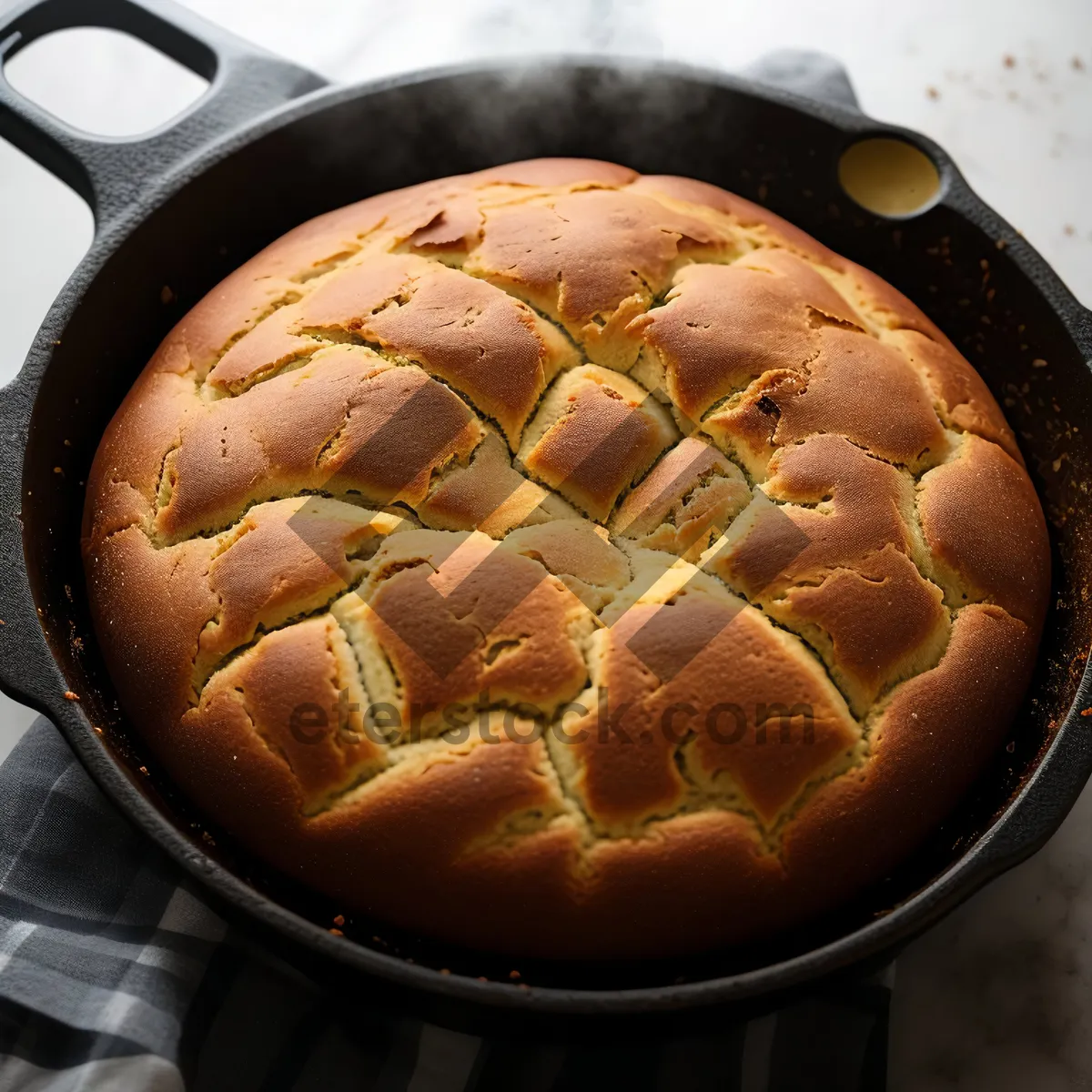 Picture of Delicious Baked Dessert on Plate