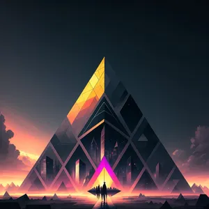 Pyramid Starlight - Bright Artistic Design