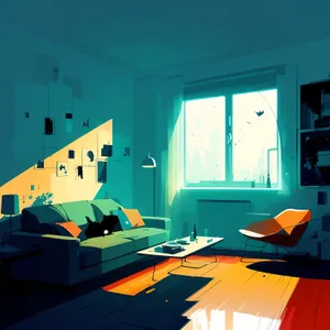 Modern luxury living room interior design with sofa, chair