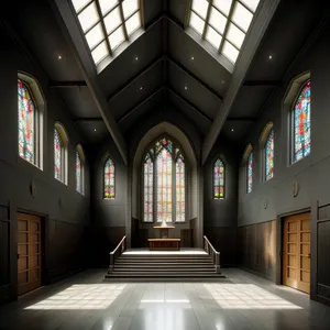 Stunning Gothic Cathedral Interior: Awe-Inspiring Religious Architecture