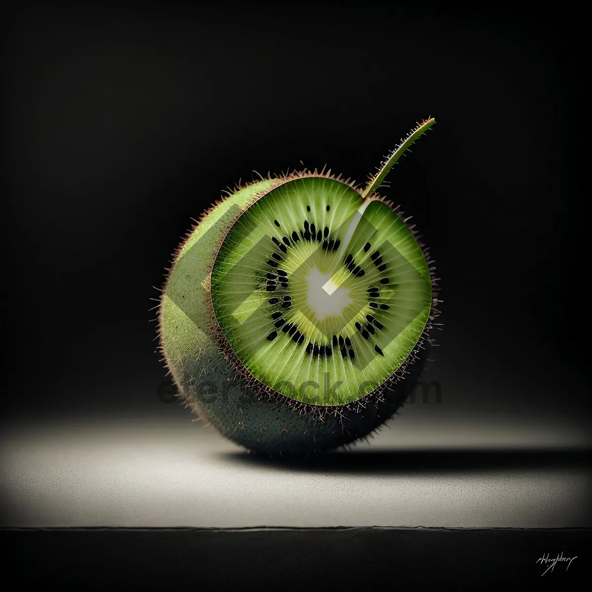 Picture of Juicy Kiwi Slice - Fresh, Ripe, and Healthy