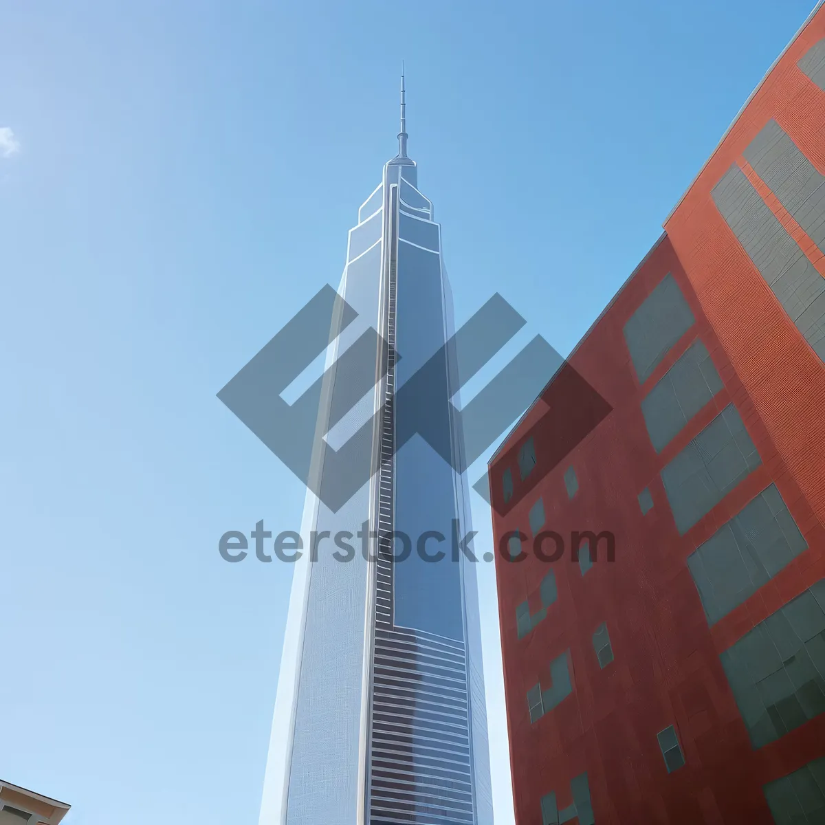 Picture of Urban Glass Tower in Downtown District