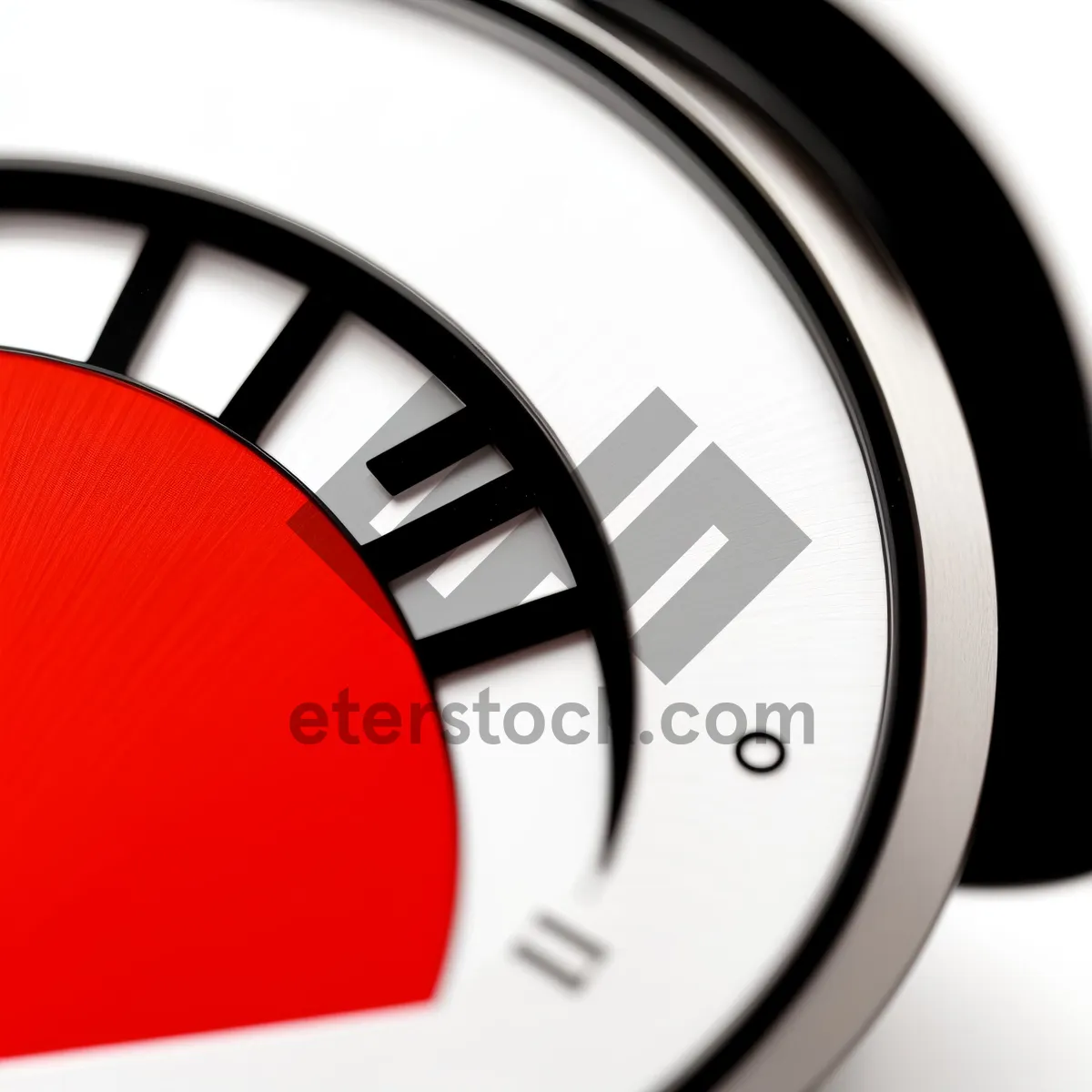 Picture of Shiny Metallic Analog Clock Icon