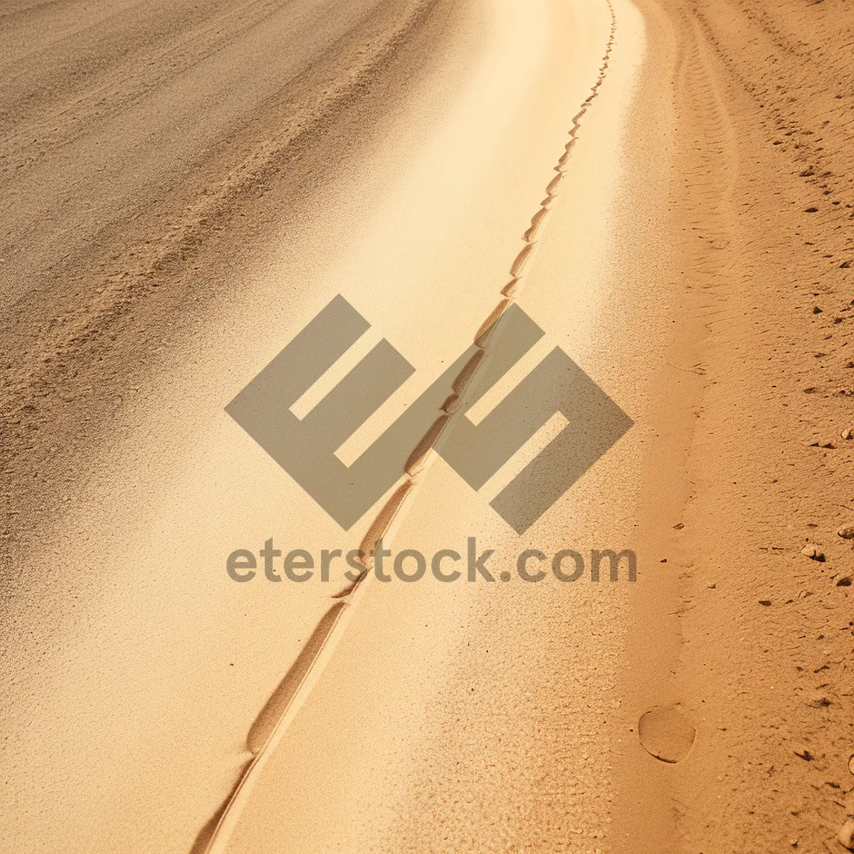 Picture of Sandy Beach Dune: Textured Landscape of Dry Desert