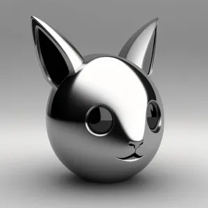 Cartoon Sorcerer Rabbit with Iconic Eyebrow Sign