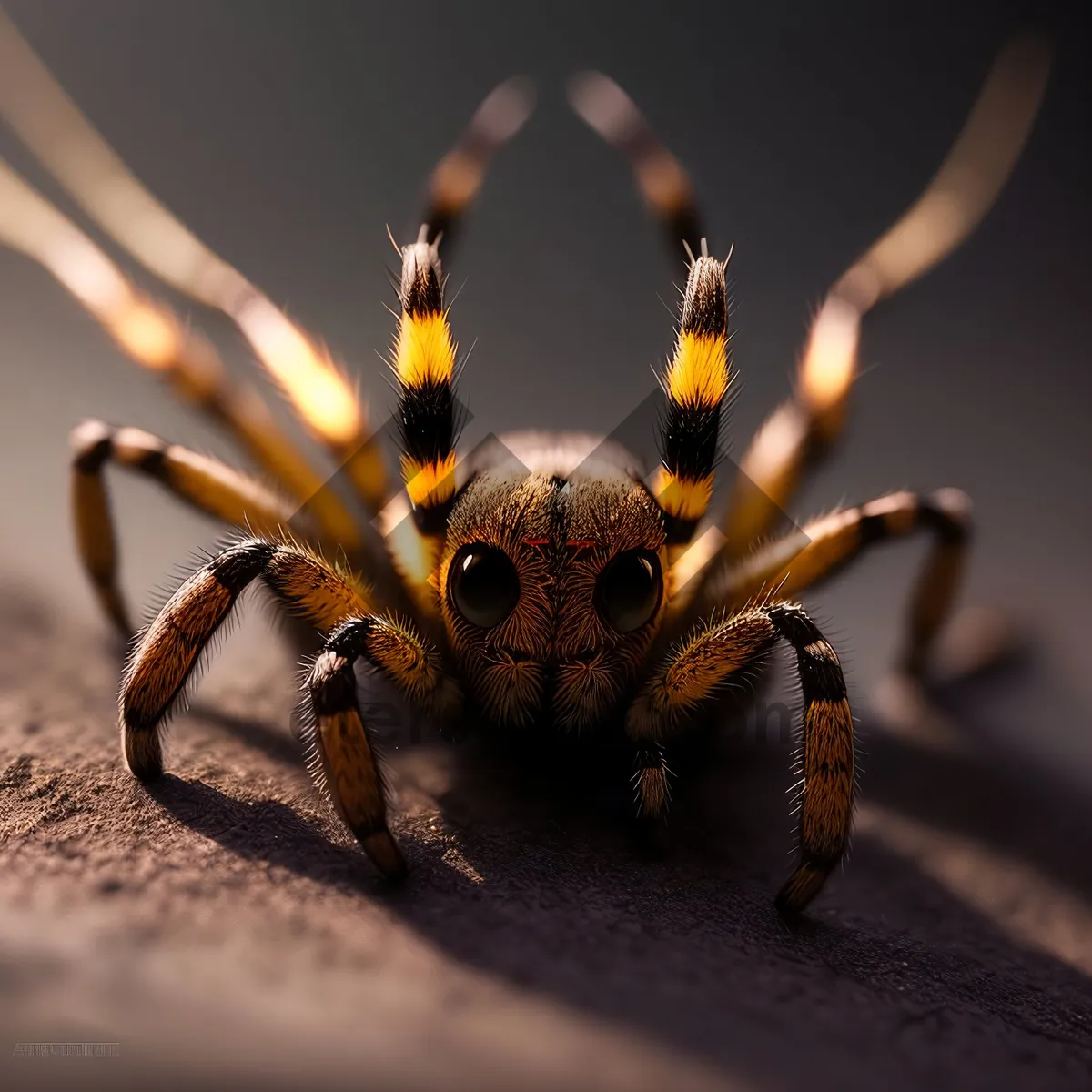 Picture of Close-up of a mesmerizing sea spider.