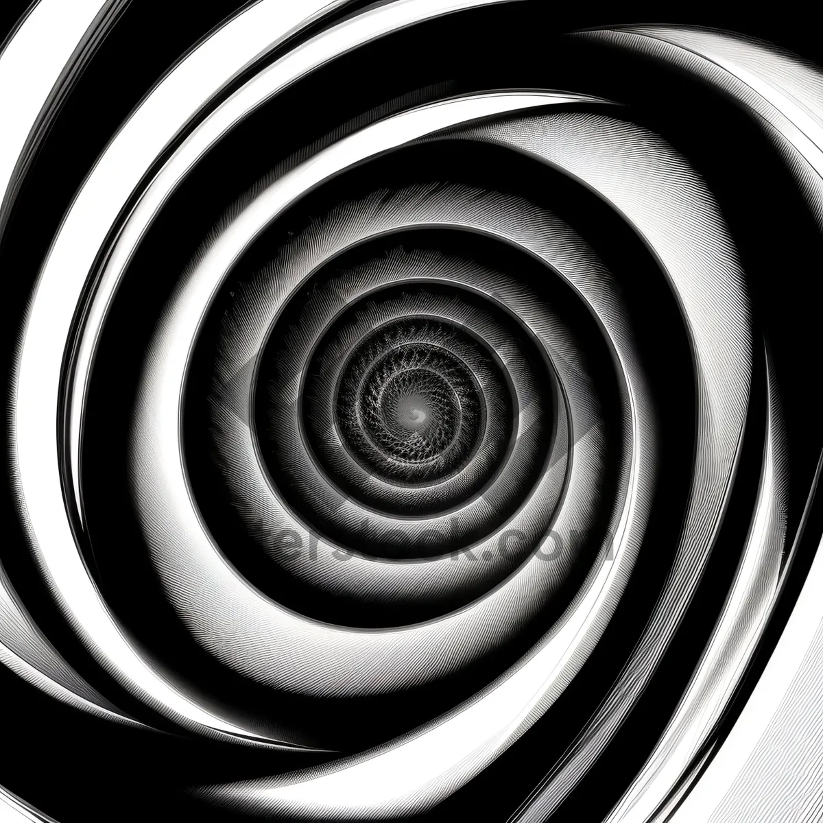 Picture of Fractal Coil: Dynamic Pattern of Light and Motion