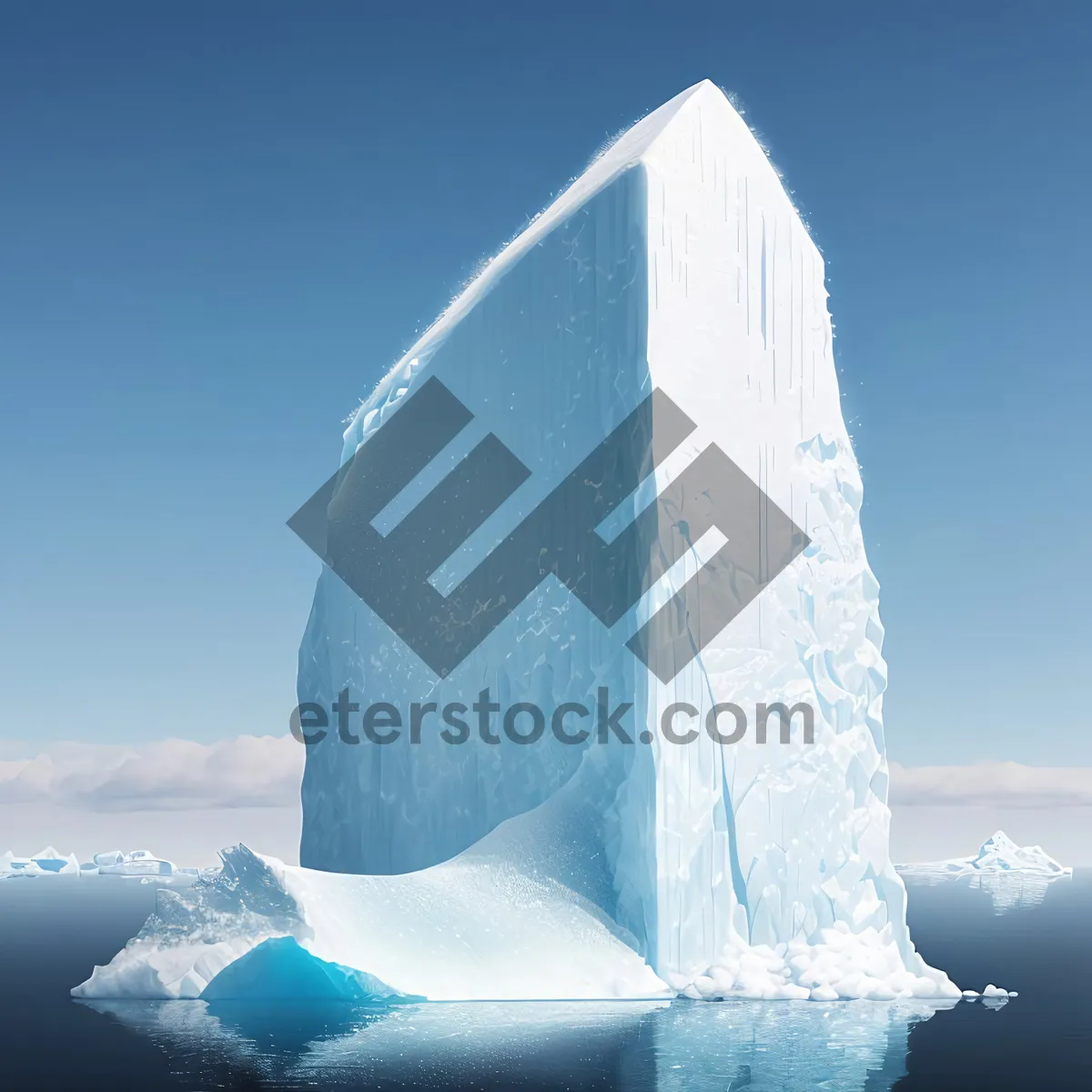 Picture of Frozen Majesty: Glacial Serenity in Winter's Embrace