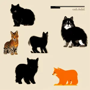 Black Scotch Terrier Silhouette - Hunting Dog Icon