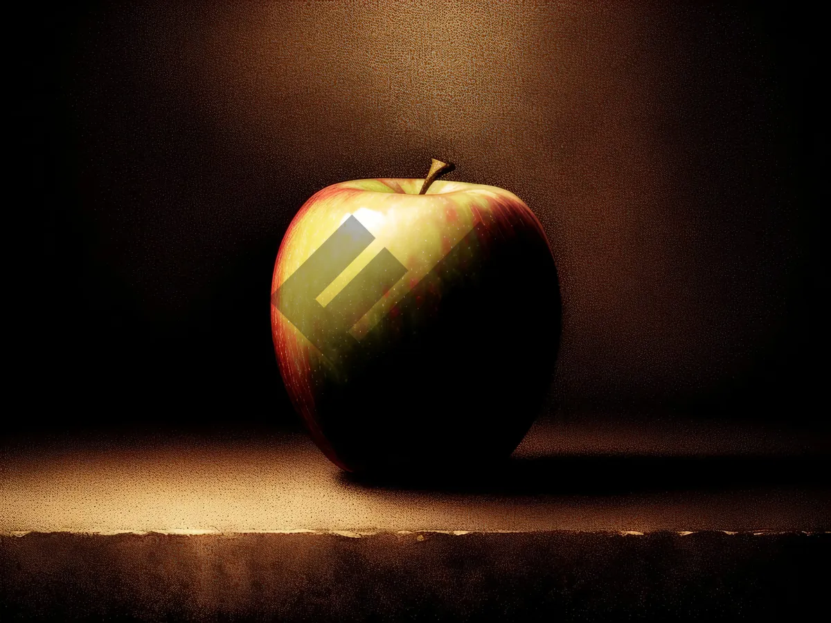 Picture of Healthy fruit education in classroom with apples on blackboard