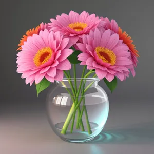 Blooming Daisy Bouquet in Vibrant Colors