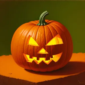 Spooky Jack-o'-Lantern Halloween Decor