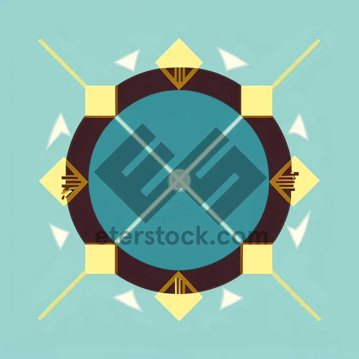 Picture of Symbolic Heraldry Design Icon for Art and Sign