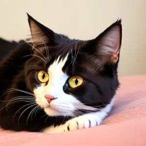 Fluffy Gray Kitty with Playful Eyes