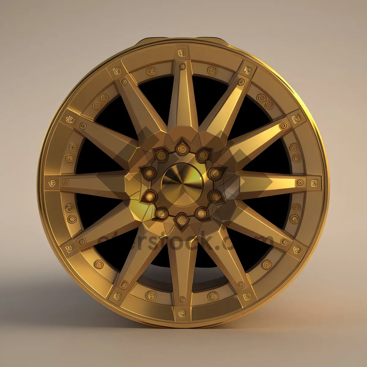 Picture of Metallic Film Reel Wheel on Car Mechanism