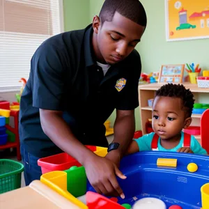 Joyful Classroom Gathering with Happy Children