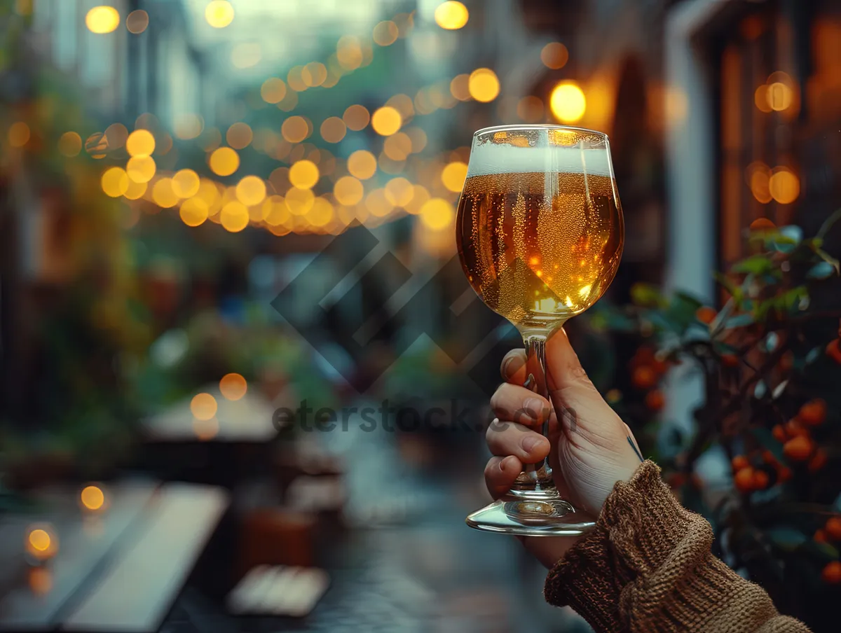 Picture of Cheers to the festive holiday celebration with wine