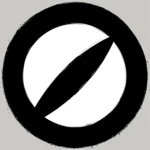 Secure Seal Fastener Symbol in 3D Circle