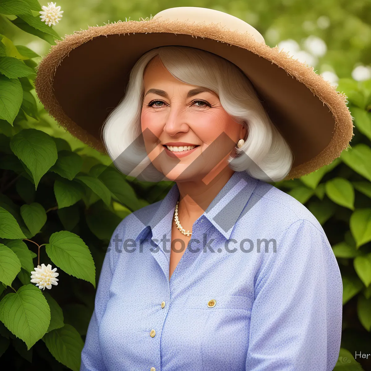 Picture of Smiling Businesswoman with an Attractive Smile