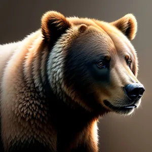 Brown Bear - Majestic Wildlife Predator with Furry Coat