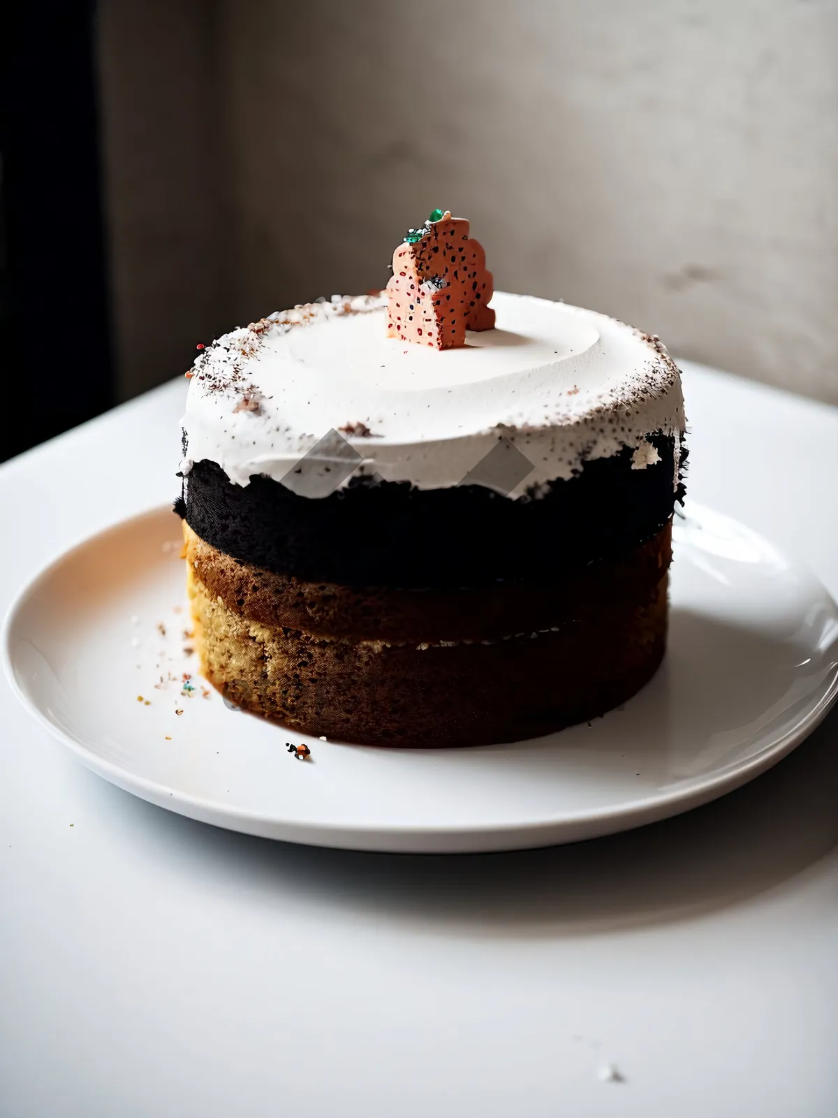 Picture of Delicious Berry Chocolate Cake with Fresh Fruit