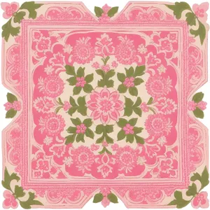 Floral Vintage Pillow Cover Design