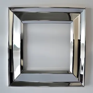 Empty 3D Technology Display Cabinet with Blank Screen