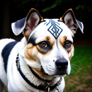 Friendly Terrier Pup on Leash