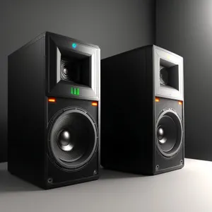 High-Fidelity Sound System: Modern, Powerful Audio Equipment