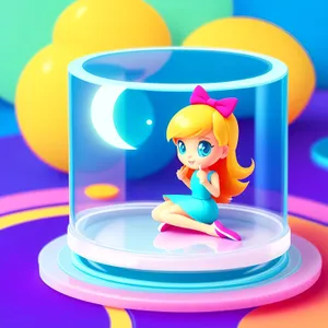 Cheerful Jelly Sorcerer Cartoon Toy