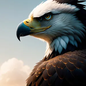 Predatory Wings: Majestic Vulture Soaring Through Wildlife