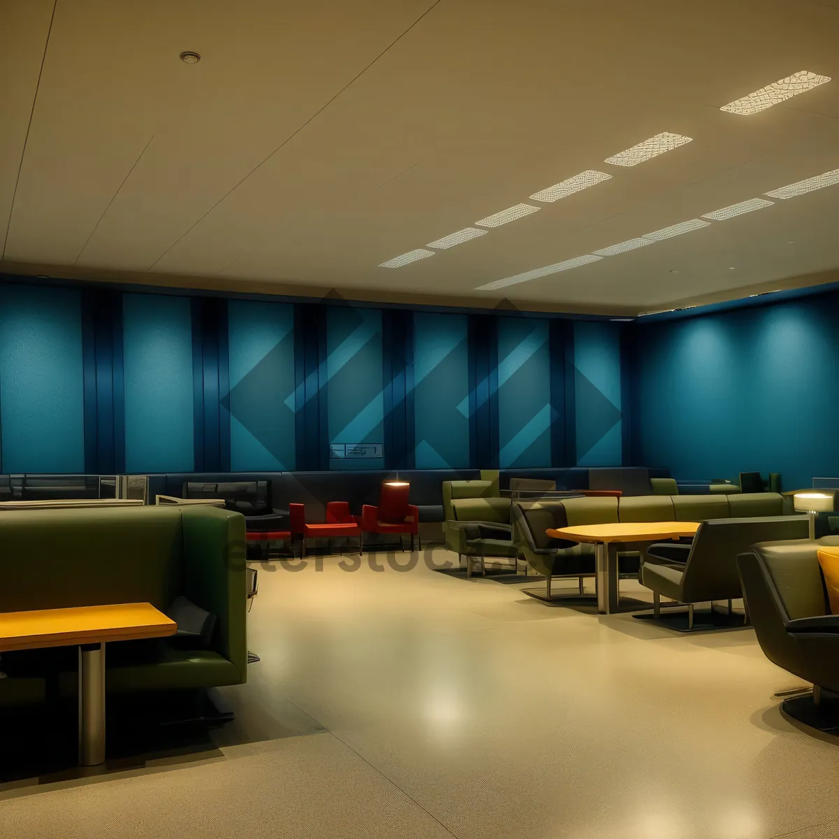 Picture of Modern Interior Cinema Room with Elegant Furniture