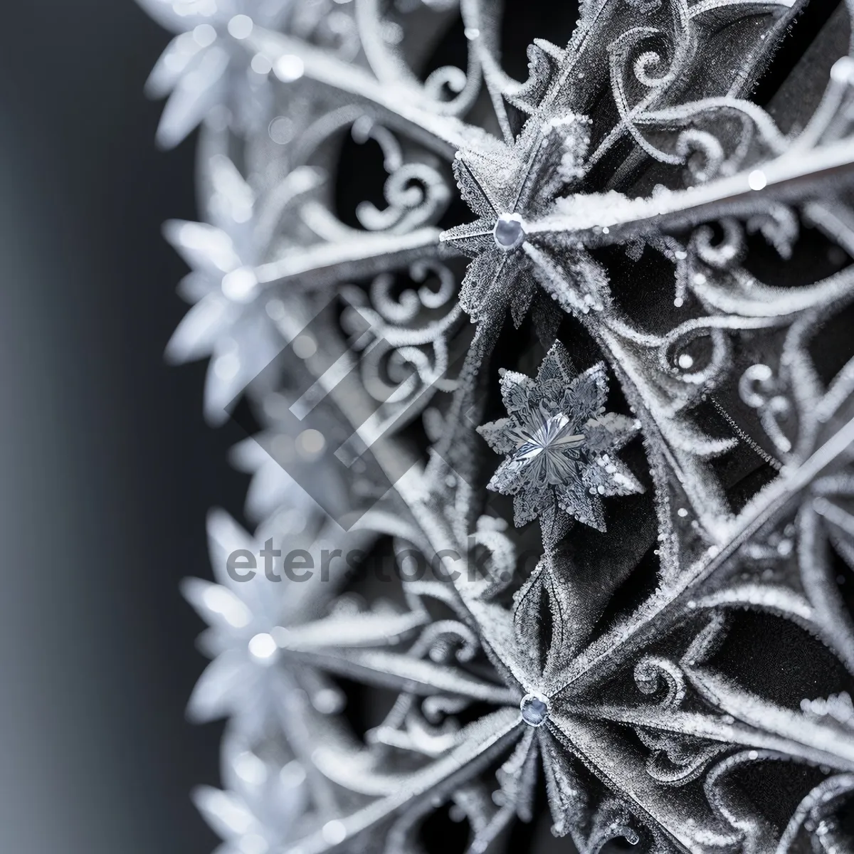 Picture of Dusty Miller Ice Crystal Design Pattern