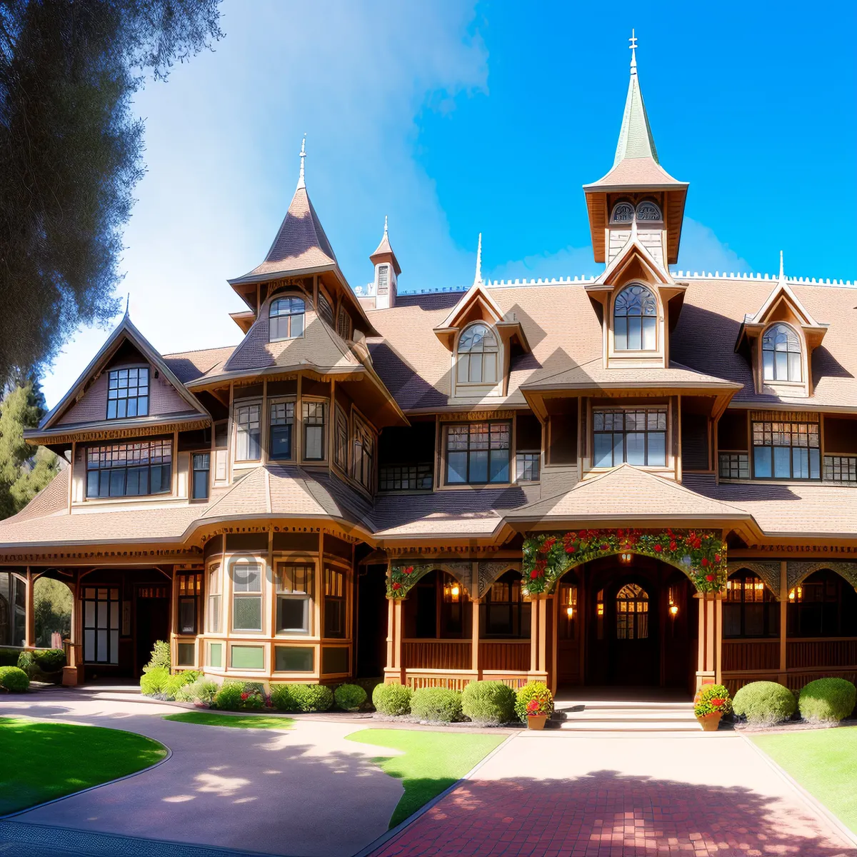 Picture of Timeless residence showcasing exquisite architecture.