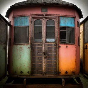 Vintage Streetcar Transportation Office - Passenger Car