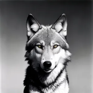 Majestic Timber Wolf: A Glimpse into Canine Beauty