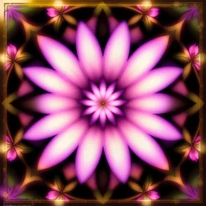 Lilac Fantasy: Vibrant Fractal Art with Bright Energy