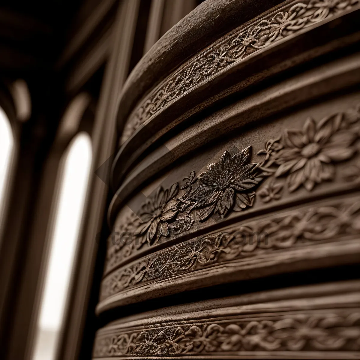 Picture of Columned Arabesque: Ancient Carvings of Historic Architecture