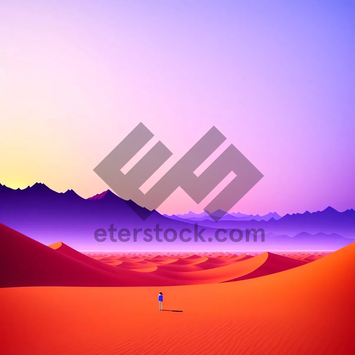 Picture of Vibrant Colors Gracing a Summer Sky