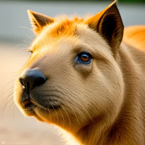 Wild Cat Predator: Majestic Lioness with Fierce Gaze