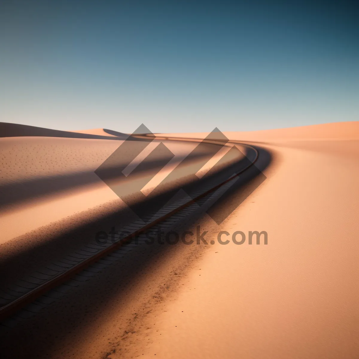 Picture of Dune Drift: Desert Road to Horizon