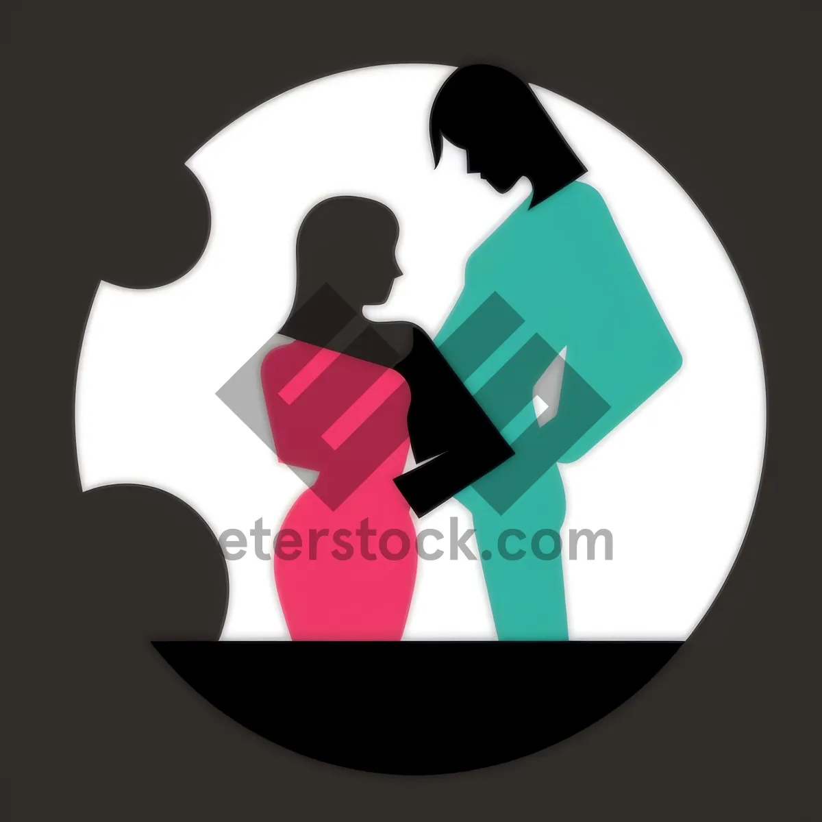 Picture of Black Art Silhouette Symbol Icon Cartoon