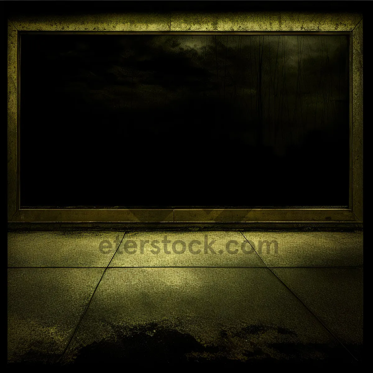 Picture of Vintage Grunge Fireplace Window: Aged Retro Wall Art