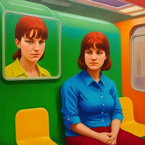 Happy Woman Smiling While Working on Laptop